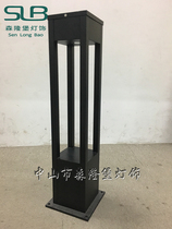 Brief Die-cast Aluminum Straw Terrace Light Outdoor cell Dwarf Grass Lamp 0-6m Villa Garden Landscape Courtyard Lamp Ancient Town