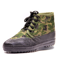 Winter cotton shoes training shoes mens shoes high plus velvet plus cotton rubber shoes labor insurance