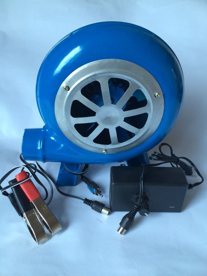12v电动鼓风机 烧烤小型 220v调速交直流鼓风机家用15w30w包邮_7折