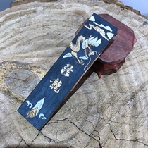 Old Hu Kaiwen Hui Ink ink block Ink ink stick Chen Mo ancient ink collection old pine smoke painting Ink Dragon 2 two two