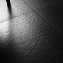 Black all-body tile 600 Tianmai rock slate tile concave and convex pattern kitchen and bathroom wall tile Guest restaurant floor tile designer