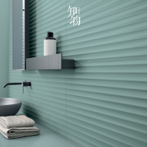 Zhiwuwu Macaron tile three-dimensional wave wall tile color pink matcha green Morandi blue kitchen bathroom