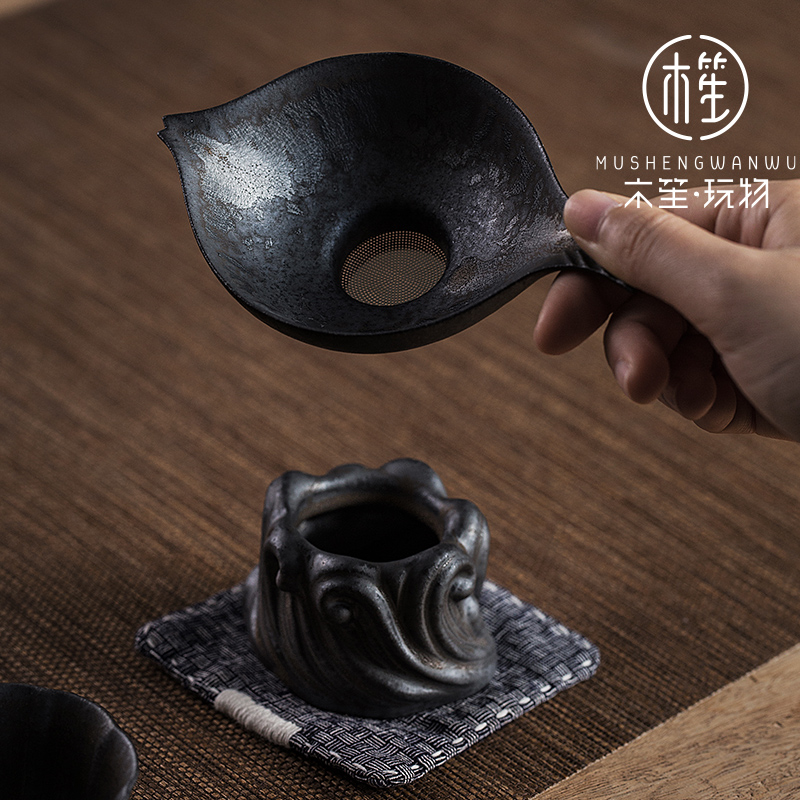 Creative ceramic) Joe suit Japanese household kung fu tea accessories tea every move the make tea filters filter