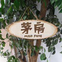 Creative mens and womens bathroom signs carved wooden signs log bathroom signs toilet door signs custom cards