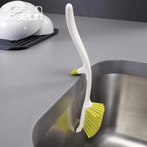 British joseph joseph kitchen long handle cleaning brush Pool dishwashing brush storage seat creative sponge storage