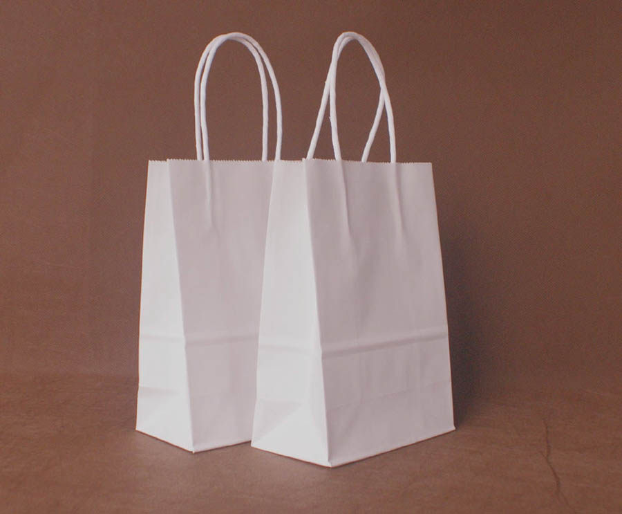 供应信息 纸袋 纯色空白白色袋子可绘画新品精美时尚漂亮礼品纸袋子21
