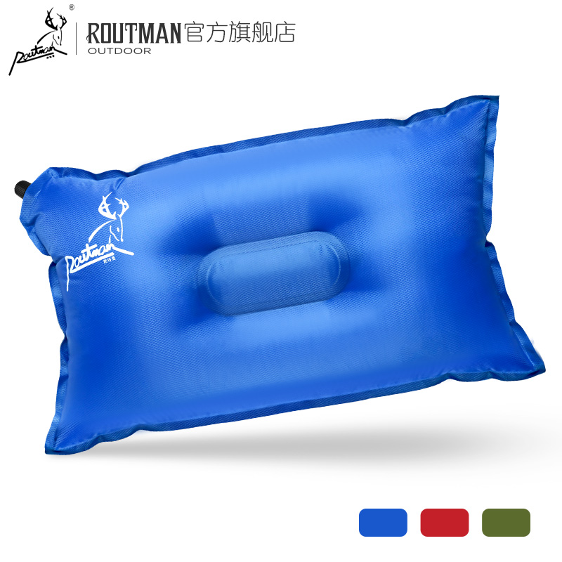 Road Terman Outdoor Supplies Wildcamp Camping Trip Automatic Inflatable Pillow Outdoor Pillow Outdoor Pillow Afternoon Nap Pillow