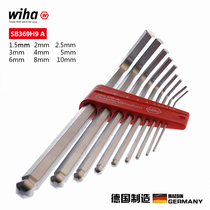 Wiha Weihan tools 9-piece set of extended hex wrench metric 6 hex wrench hex wrench 369H9A