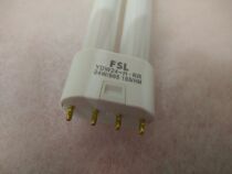 PL 4-pin lamp 18W24W36W55W4 needle lamp universal blue white red White {ballast lamp holder)