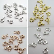 S925 Sterling Silver Spring buckle pearl necklace chain buckle 925 sterling silver buckle head necklace tail buckle joint