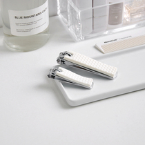 2 packs of white nail clippers nail clippers portable large nail clippers nail clippers toenail pliers with file