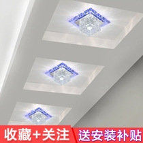 Aisle Light Corridor light simple modern LED Crystal spotlight porch light porch light double head ceiling light hole light bull eye Downlight