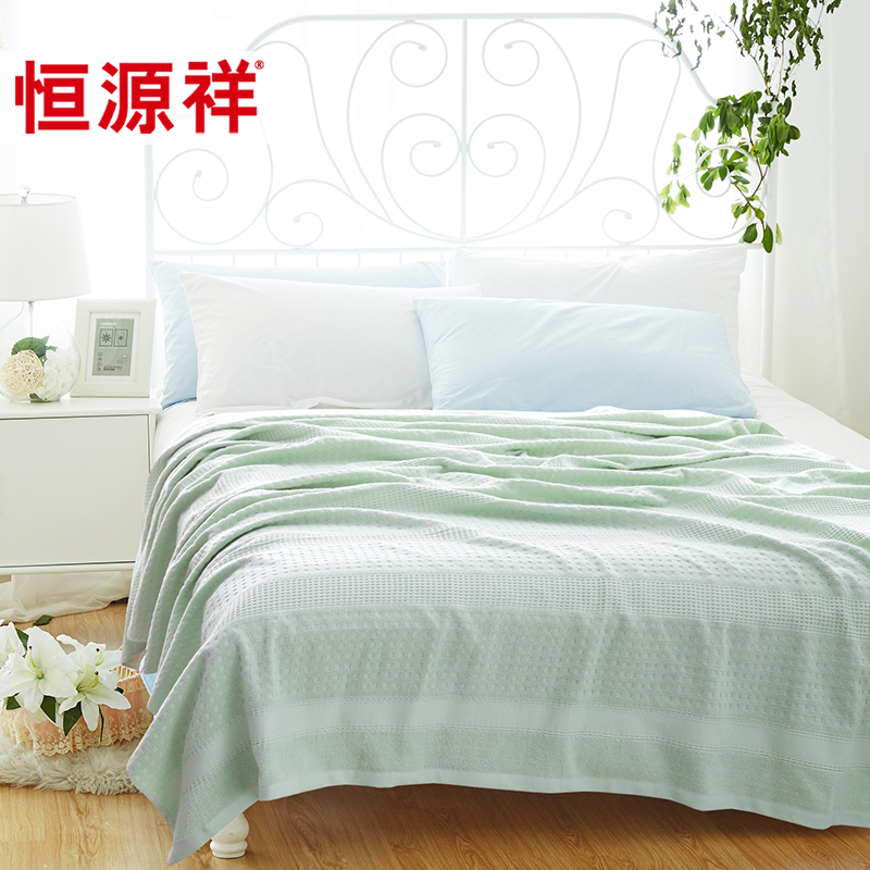 hengyuanxiang cool quilt towel, old pure cotton single double air conditioner, washable all cotton summer quilt spring and autumn