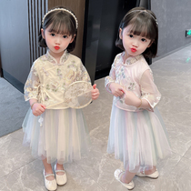 Girls' dress Qiuyang children's summer dress baby dress princess dress girl dress dress