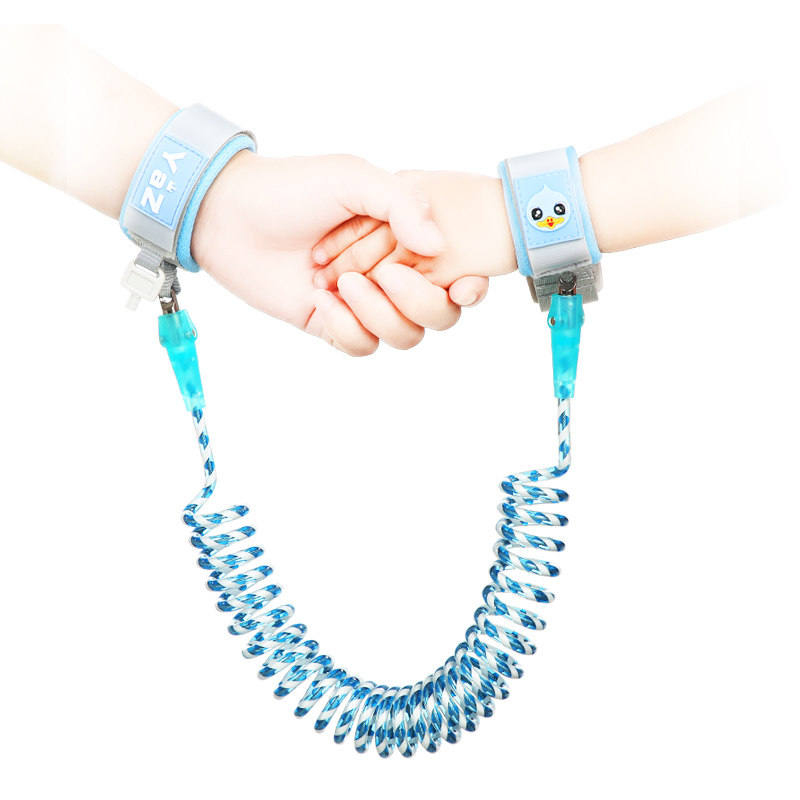 儿童防走失带牵引绳宝宝防丢失安全手环溜娃神器情侣女朋友抖音款