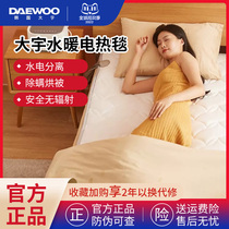 Daewoo Water Heating Blanket Double Water Cycle Safe and Non-radiation Single Family Constant Water and Electric Bedding with Kang Mattress