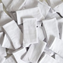 2021 Korea Spring Festival Bursting Socks Black & White Pure Color Net Red Couples Sports School Growth Socks Male and female Chinese Cylinder Spring