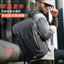 Backpack mens double shoulder bag casual simple high school college students tide brand computer school bag fashion trend large capacity travel