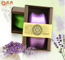 New products Recommended supply new shrink pores cleaning face soap for 3 years to blackhead Thai handmade lavender essential oil soap