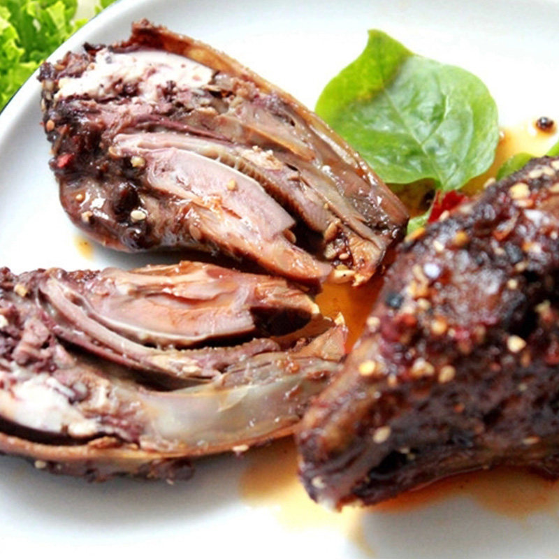 【巴蜀人家食品专营店】老祖父麻辣五香兔头 兔儿头 兔肉75g 四川特产