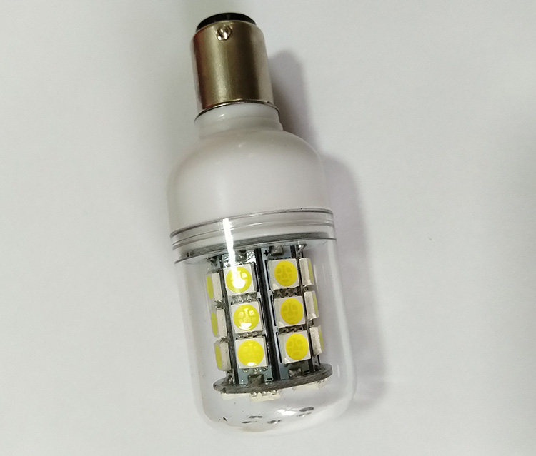 led灯泡24v 节能灯灯泡 b15卡扣玉米灯蜡烛泡家用节能灯车船用