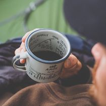 Outdoor Mountain Department AMOK Leisure self-driving camping Camping Caravan TRAVEL ENAMEL CUP MARK CUP COFFEE CUP LOVERS CUP