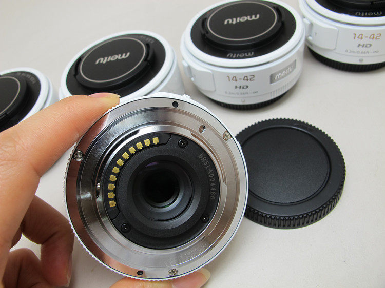 松下1442mm单电微单镜头广角电动美图定制版m43卡口gh5gx9