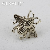 OLRVLI Original Nordic Brass Bee Hands Drawer Drawcase Cabinet Door Light Luxury Golden Small Handle
