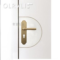 OLRVLI pure copper silent door lock matte bronze wire door handle open door open door to retro Nordic luxury