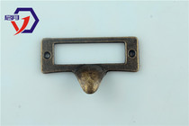 1220 label handle zinc alloy handle label card storage box handle Green ancient pull hand wooden box handle