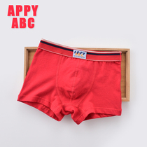 Childrens red underwear Chinese New Year wear Chinese red boys birthday shorts baby boxer pants Big Red 12 years old