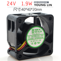 Original Yonglin 4020 DFB402024MA 24V 1 9W 4CM Inverter Inverter Server Fan