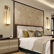 Bedside lamp wall lamp modern Chinese style bedroom living room background wall lamp new Chinese style creative Chinese style study wall lamp