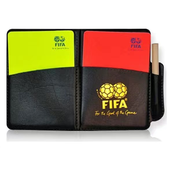 Football referee red yellow card with pen yellow card red card pick edge instrumental outfits professional referee gear-Taobao