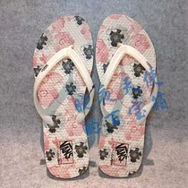  VANS Foamed cotton waterproof bathroom home flip-flops clip drag beach surfing cool drag slippers