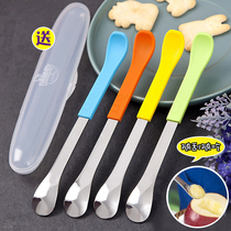 Liluchi scrape apple puree spoon baby fruit puree scraper grinding spoon baby food supplement tool puree spoon artifact
