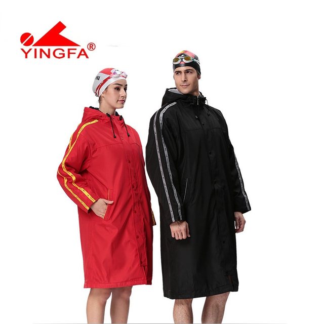 Yingfa's new sports cotton coat 023 thick velvet sherpa swim coat is cold-proof and quick-dry-sly-sly-sely coat to keep warm.