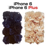 6s iphone6 plus蝴蝶结皮iphone手机壳花朵