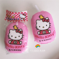 Japans Three Lives Hello Kitty Katie Kitten Childrens baby bath cotton rubbing towel 1 Japanese made