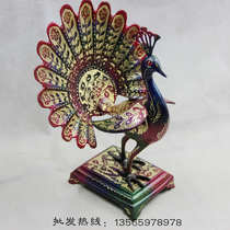 Bronze peacock Pakistan bronze ware bronze peacock open screen