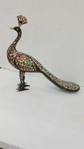 Bronze peacock Pakistan bronze ware pendulum with peacock animal gift handcraft