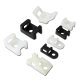 Saddle-type cable tie holder buckle cable manager line card winder wire organizer screw installation clip plastic