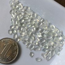 (Tied)115 pieces of Myanmar natural A-goods high ice species small boutique light white ice with the shape of jade inlaid with bare stone