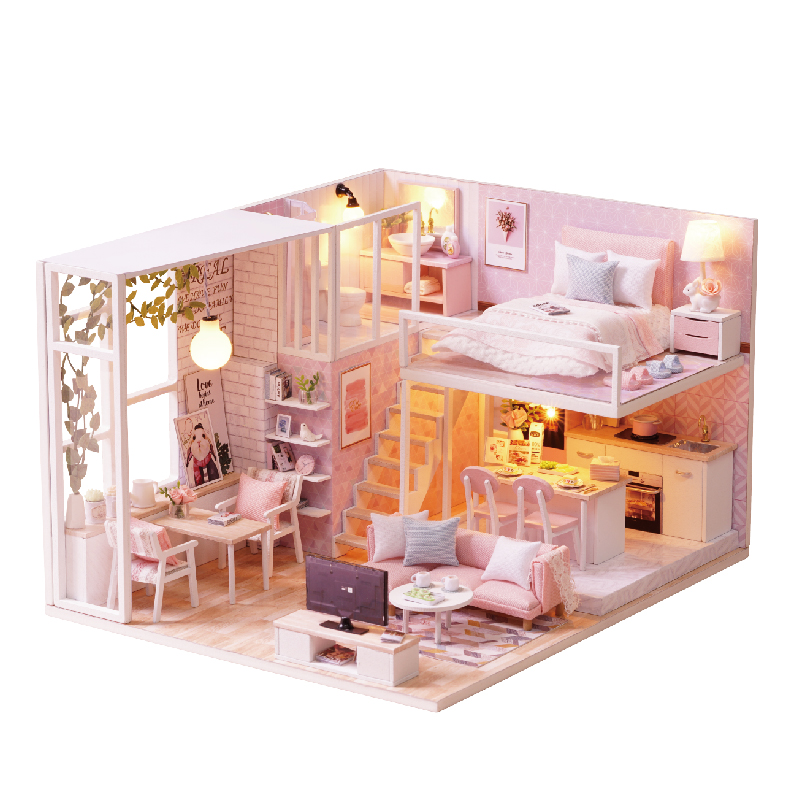 智趣屋diy小屋手工制作迷你房子