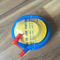 Foot pump balloon aluminum membrane ball inflator PE plastic products pedal air cylinder