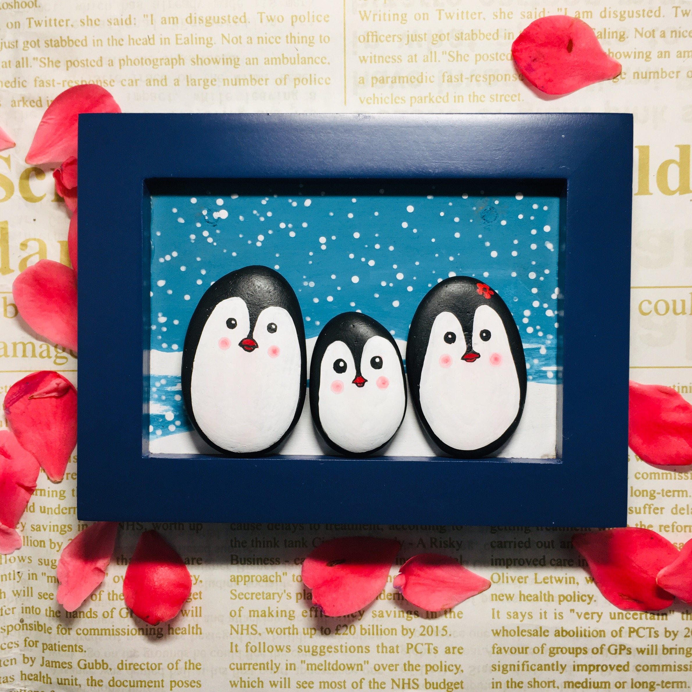 石头画半成品手工材料包幼儿园幼师美术亲子作业动手生日毕业礼物