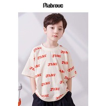 children's clothing boys short sleeve t shirt pure cotton new summer 2022 girls half sleeve half sleeve top children's summer fashion