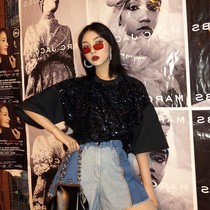 2019 New Net Red Seal sail same square retro sunglasses men and womens personality red glasses sun glasses tide