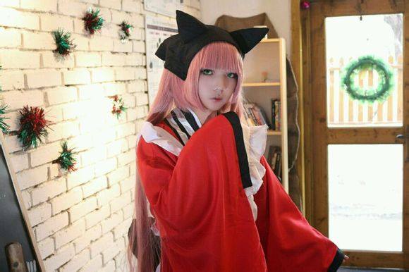 银仙cos 猫神 小玉 喵娘cos服 女佣女仆装 cosplay角色扮演