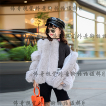 Taobao childrens clothing model shooting small model location shooting fashion cool wind